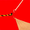 Hector la Rosa Copia de Jorge Eduardo Eielson “Quipus rouge - 3” 1971 Acrílico y tela anudada sobre panel. Medidas 100 x 100 cm.
